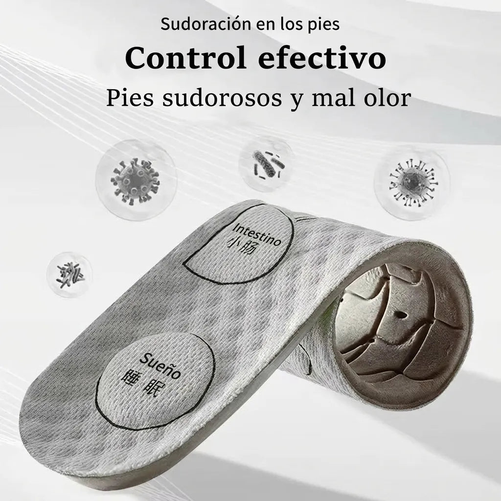 StepRelief™ | Plantillas de Acupresión Transpirables para Máximo Confort