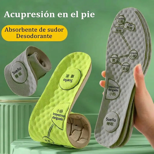 StepRelief™ | Plantillas de Acupresión Transpirables para Máximo Confort
