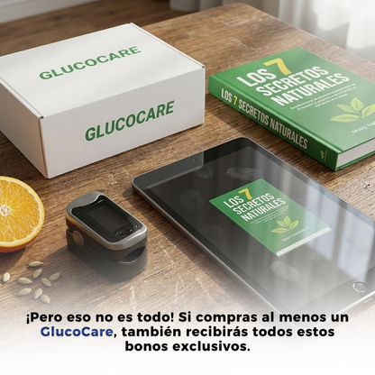GlucoCare - Medición y gestión 3 en 1 de Glucosa, Colesterol y Presión Arterial