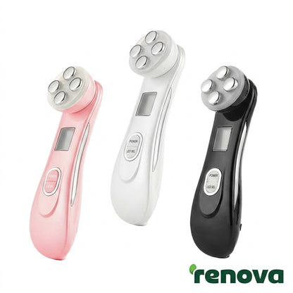 Dispositivo de Rejuvenecimiento Facial 5 en 1 – Terapia de Radiofrecuencia, EMS y Fototerapia LED