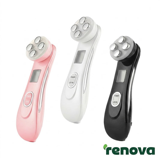 Dispositivo de Rejuvenecimiento Facial 5 en 1 – Terapia de Radiofrecuencia, EMS y Fototerapia LED