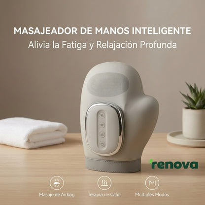 Masajeador de Manos Terapéutico – Presoterapia y Termoterapia para Articulaciones