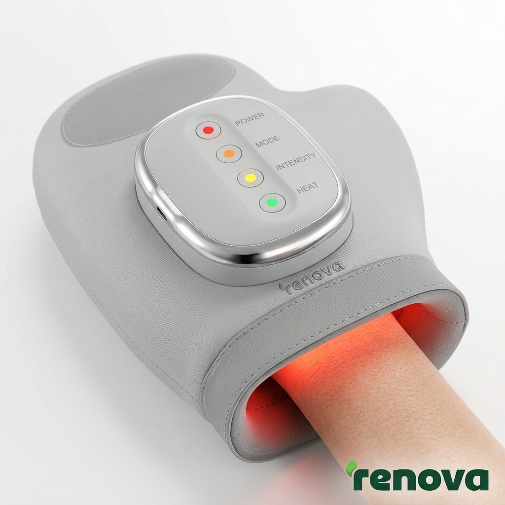 Masajeador de Manos Terapéutico – Presoterapia y Termoterapia para Articulaciones