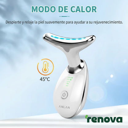 Dispositivo de Tonificación Facial EMS – Microcorrientes para Lifting y Contorno Facial