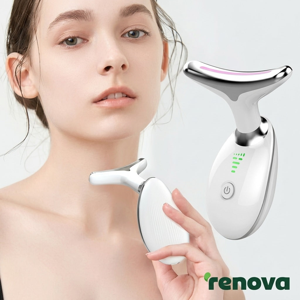 Dispositivo de Tonificación Facial EMS – Microcorrientes para Lifting y Contorno Facial