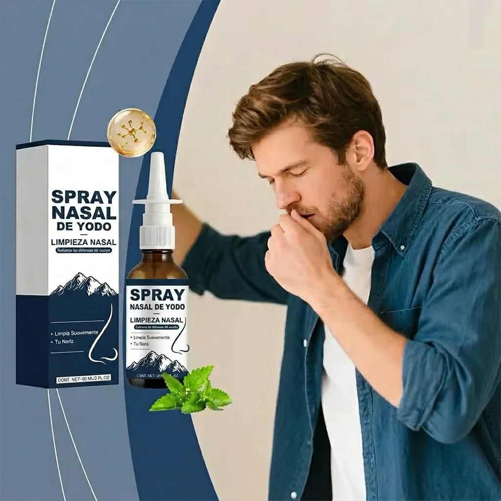 NasoPure™ | Spray Suave para Hidratación y Cuidado Nasal Diario