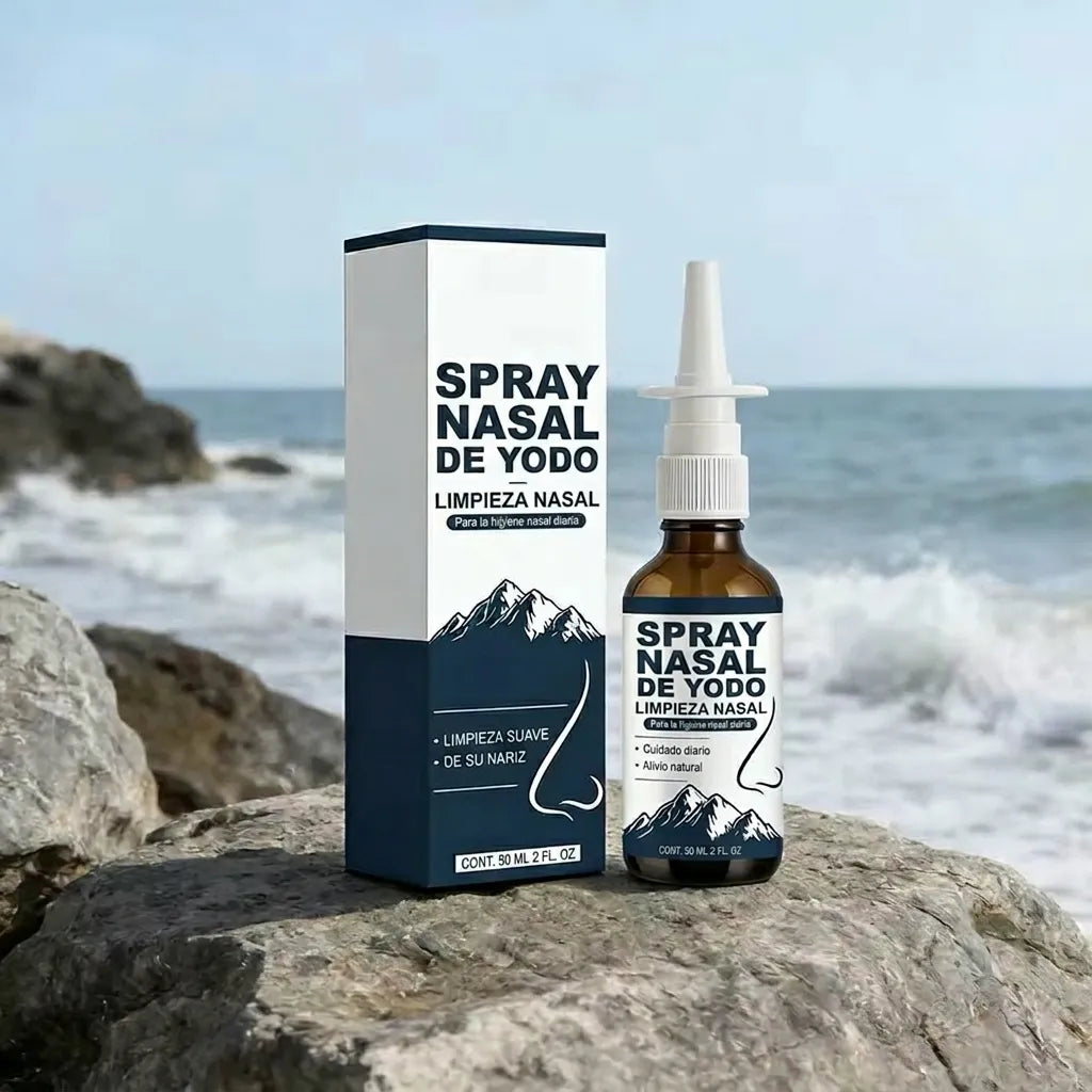 NasoPure™ | Spray Suave para Hidratación y Cuidado Nasal Diario