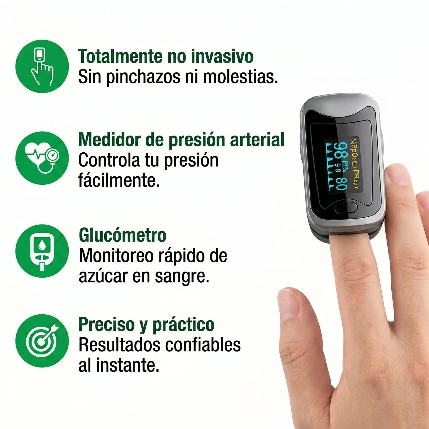 GlucoCare - Medición y gestión 3 en 1 de Glucosa, Colesterol y Presión Arterial