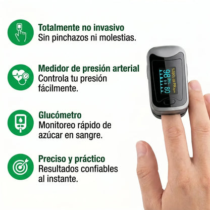 GlucoCare - Medición y gestión 3 en 1 de Glucosa, Colesterol y Presión Arterial